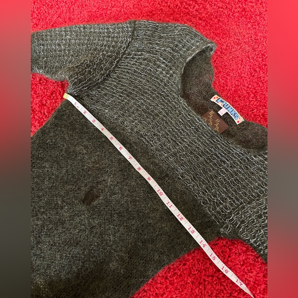 New Vivienne Westwood PUNKS JUMPER MOHAIR/ALPACA S/M UNISEX - Picture 14 of 16